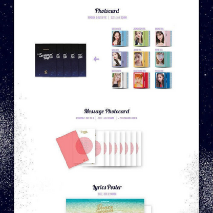 TWICE - SUMMER NIGHTS (2ND SPECIAL ALBUM) (3 VERSIONS)