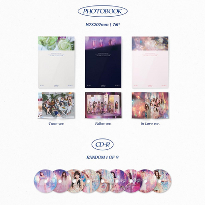 TWICE - TASTE OF LOVE (10TH MINI ALBUM) (3 VERSIONS)