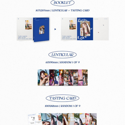 TWICE - TASTE OF LOVE (10TH MINI ALBUM) (3 VERSIONS)