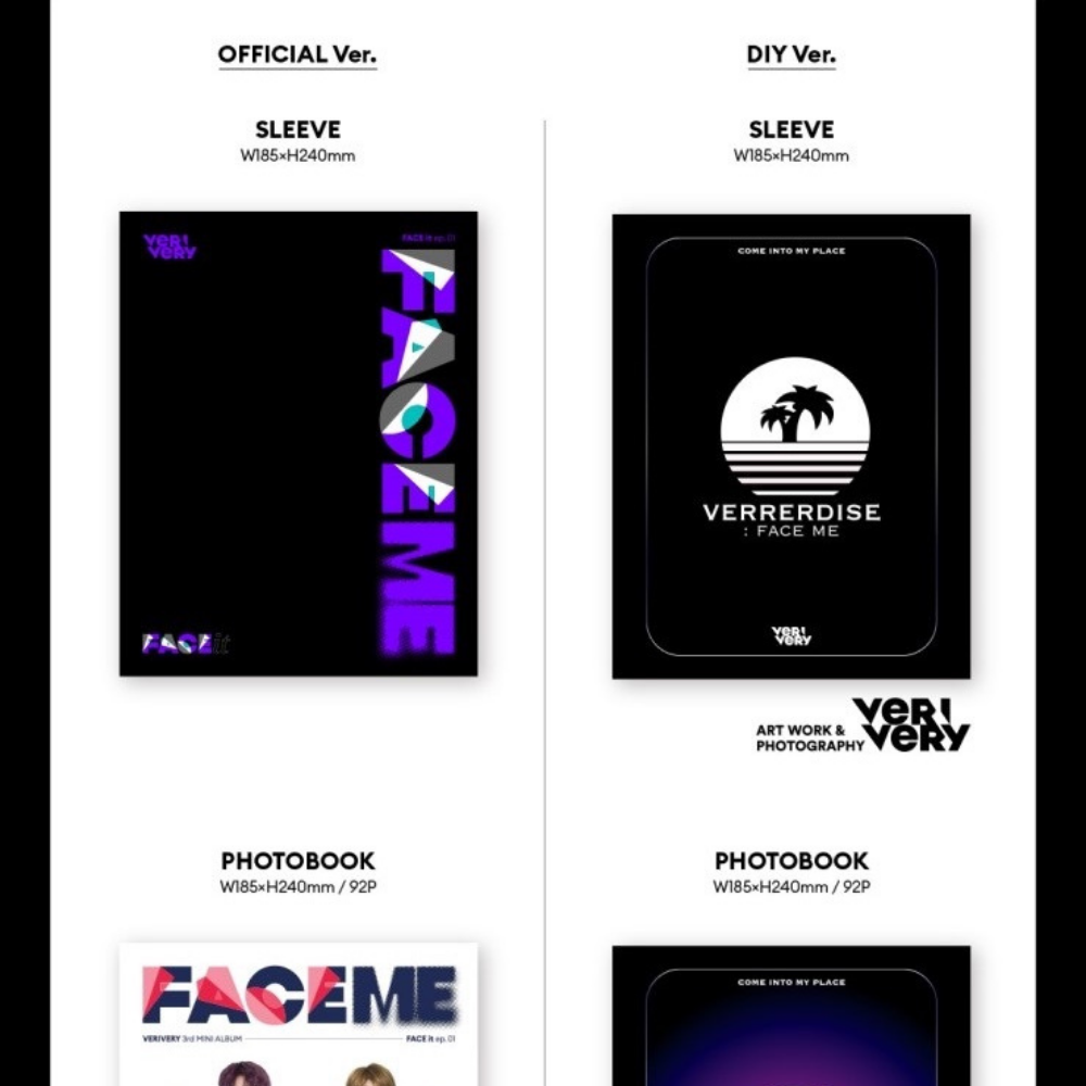 VERIVERY - FACE ME (3RD MINI ALBUM) (2 VERSIONS)