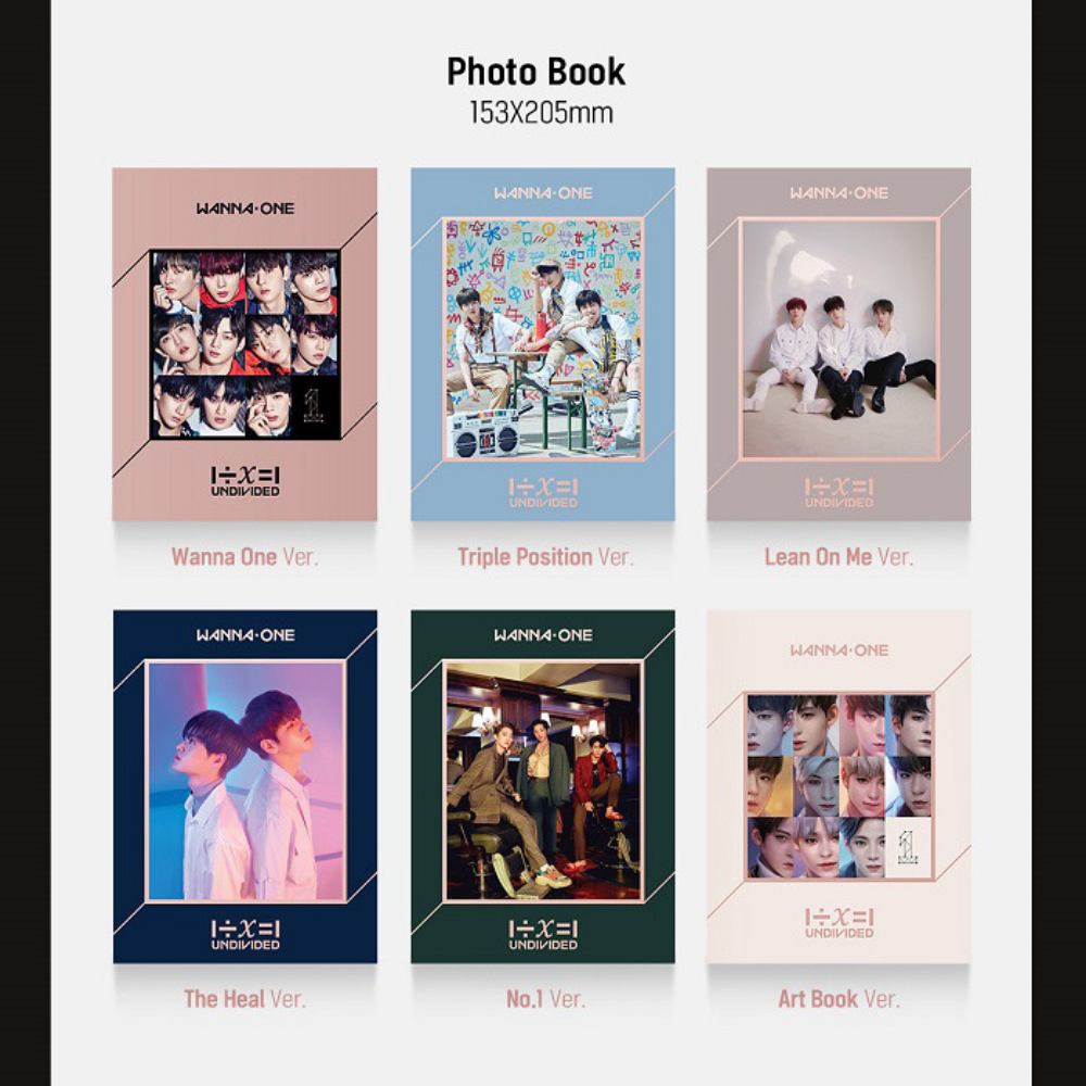WANNA ONE - 1÷Χ=1 (UNDIVIDED) (SPECIAL ALBUM) (6 VERSIONS) WANNA ONE - 1÷Χ=1 (UNDIVIDED) (SPECIAL ALBUM) (6 VERSIONS)