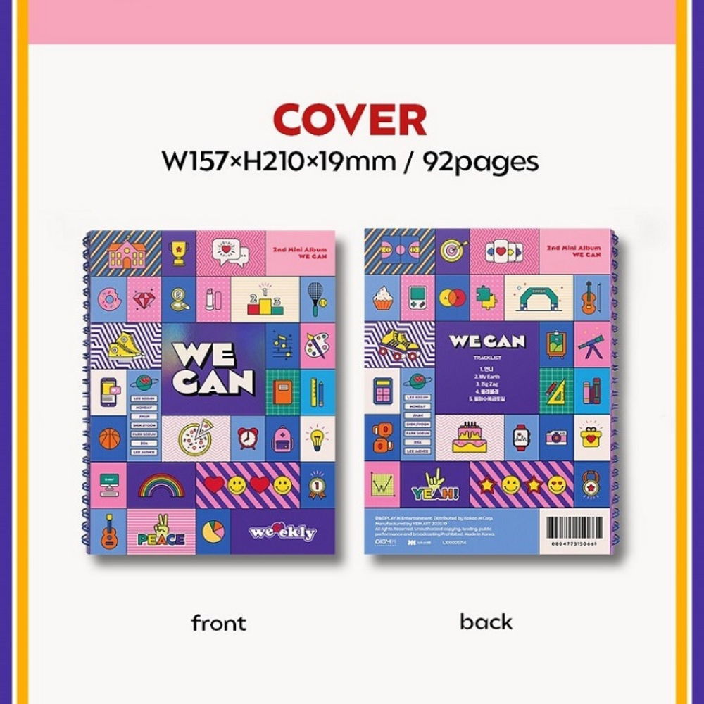 WEEEKLY - WE CAN (2ND MINI ALBUM) (2 VERSIONS)