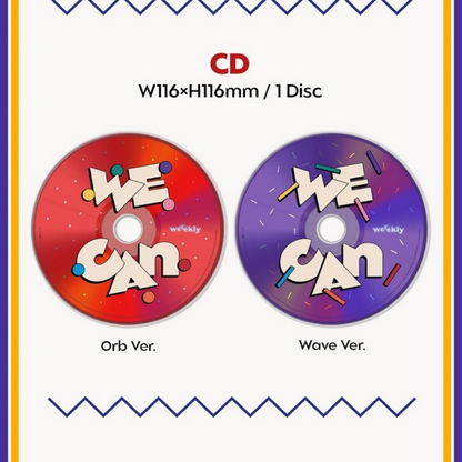 WEEEKLY - WE CAN (2ND MINI ALBUM) (2 VERSIONS)