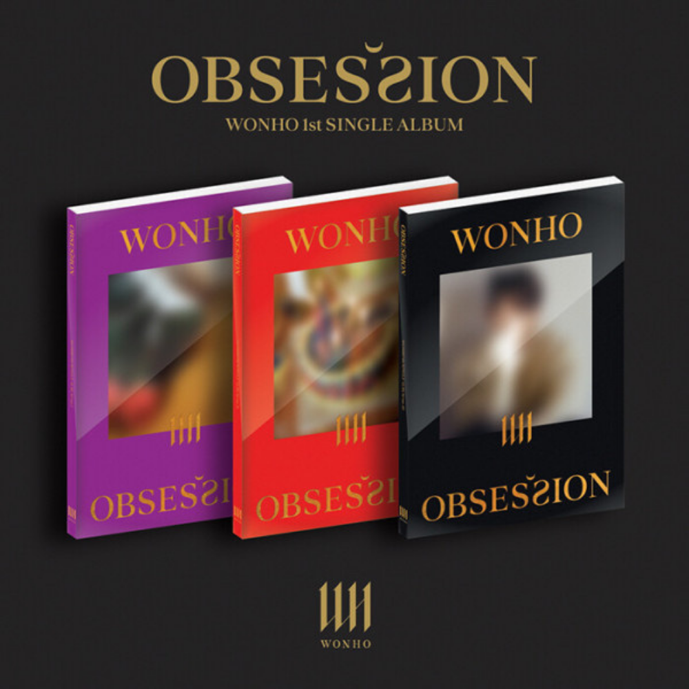 WONHO - OBSESSION (1ER ALBUM UNIQUE) (3 VERSIONS)