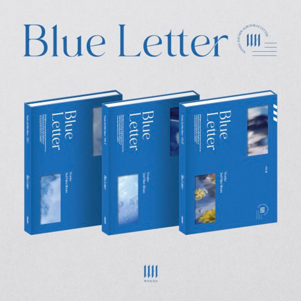 WONHO - BLUE LETTER (2ND MINI ALBUM) (3 VERSIONS)