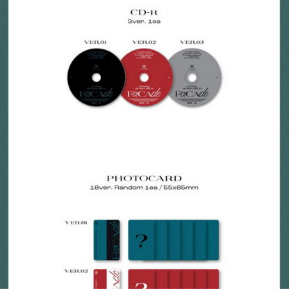 WONHO - FACADE (3ÈME MINI ALBUM) (3 VERSIONS)