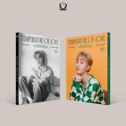 YOON JI SUNG - TEMPERATURE OF LOVE (2ND MINI ALBUM) (2 VERSIONS)