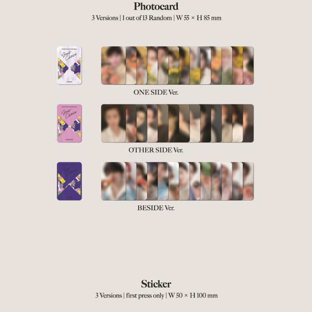 SEVENTEEN - 8TH MINI ALBUM 'YOUR CHOICE' (3 VERSIONS) SEVENTEEN - 8TH MINI ALBUM 'YOUR CHOICE' (3 VERSIONS)