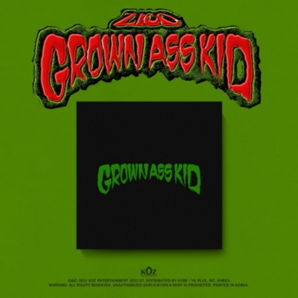 ZICO - GROWN ASS KID (4TH MINI ALBUM) - LightUpK