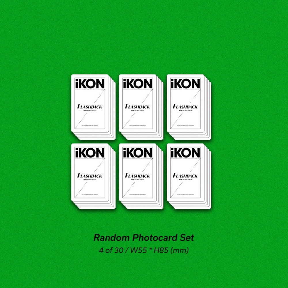 iKON - FLASHBACK (4TH MINI ALBUM ) PHOTOBOOK VER. (2 VERSIONS)