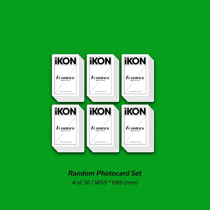 iKON - FLASHBACK (4ÈME MINI ALBUM) LIVRE PHOTO VER. (2 VERSIONS)