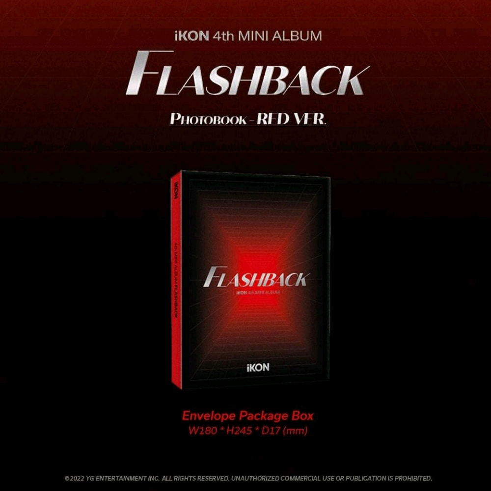 iKON - FLASHBACK (4TH MINI ALBUM ) PHOTOBOOK VER. (2 VERSIONS)