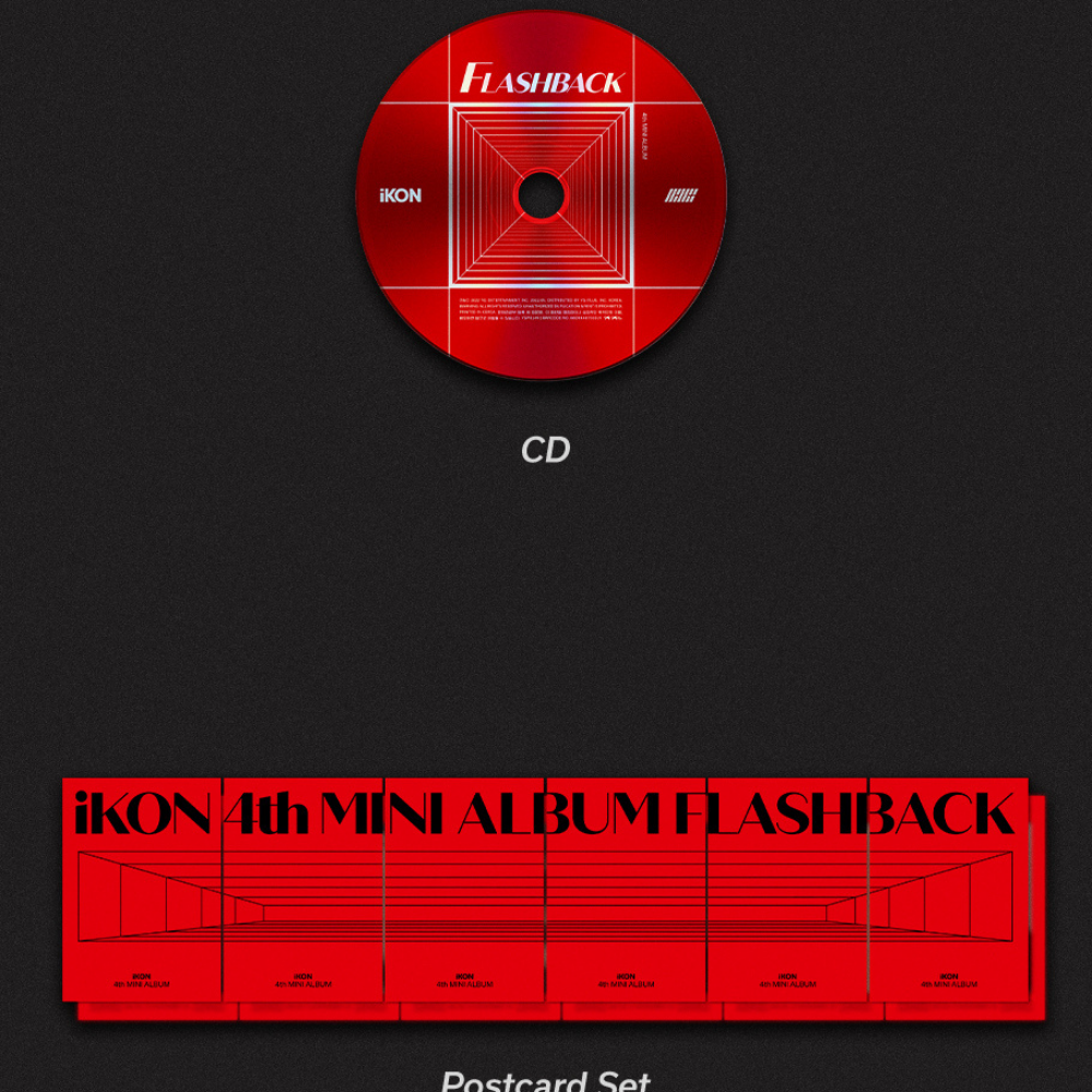 iKON - FLASHBACK (4TH MINI ALBUM ) PHOTOBOOK VER. (2 VERSIONS)