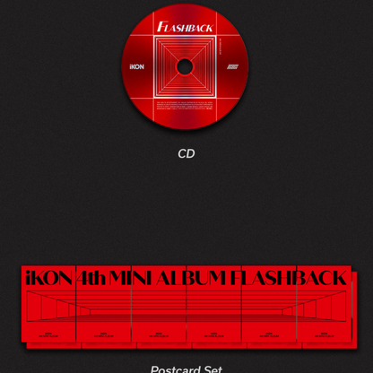 iKON - FLASHBACK (4ÈME MINI ALBUM) LIVRE PHOTO VER. (2 VERSIONS)