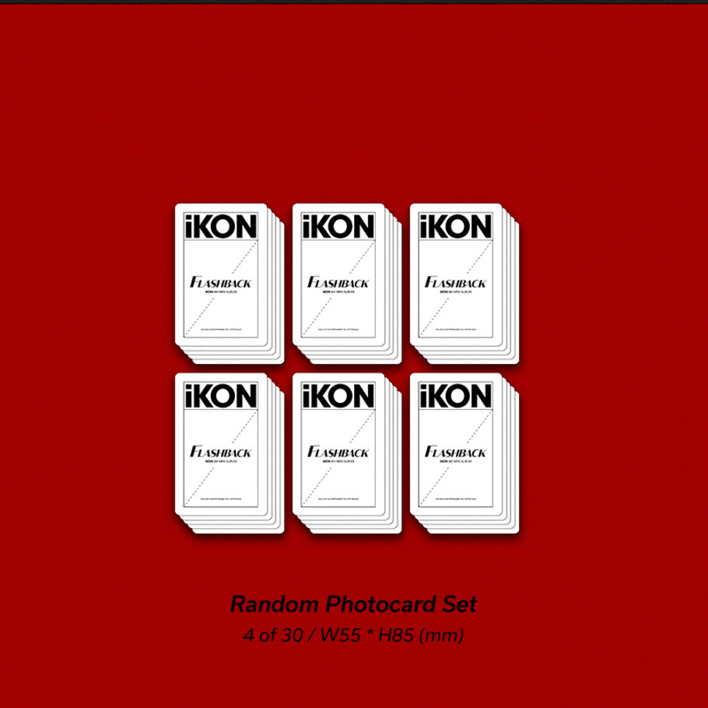 iKON  [FLASHBACK] iKON PHOTO BINDER + PHOTO CARD SET