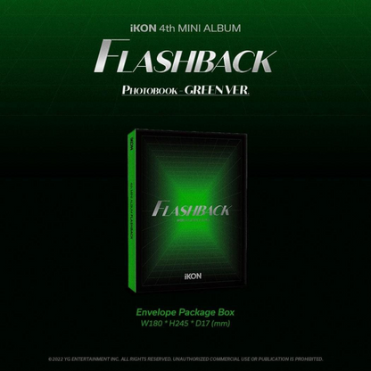 iKON - FLASHBACK (4ÈME MINI ALBUM) LIVRE PHOTO VER. (2 VERSIONS)