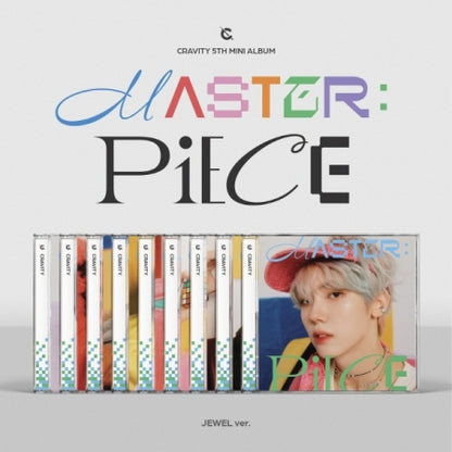 CRAVITY - MASTER:PIECE (5TH MINI ALBUM) JEWEL CASE VER. (9 VERSIONS)