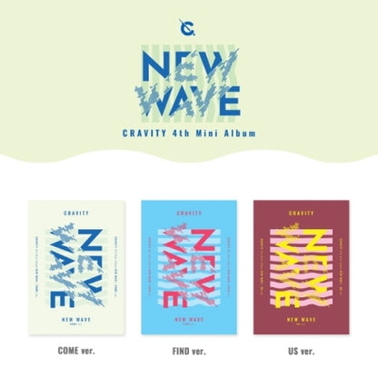 CRAVITY - NEW WAVE (4ÈME MINI ALBUM) (3 VERSIONS)