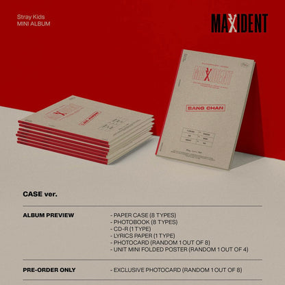 STRAY KIDS - MAXIDENT (CASE VER.) (8 VERSIONS)