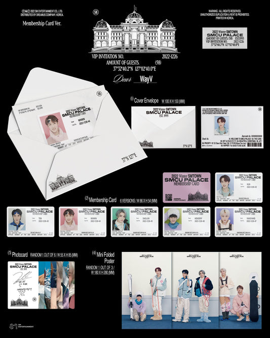 WAYV - 2022 WINTER SMTOWN : SMCU PALACE (GUEST. WAYV) (MEMBERSHIP CARD VER.)