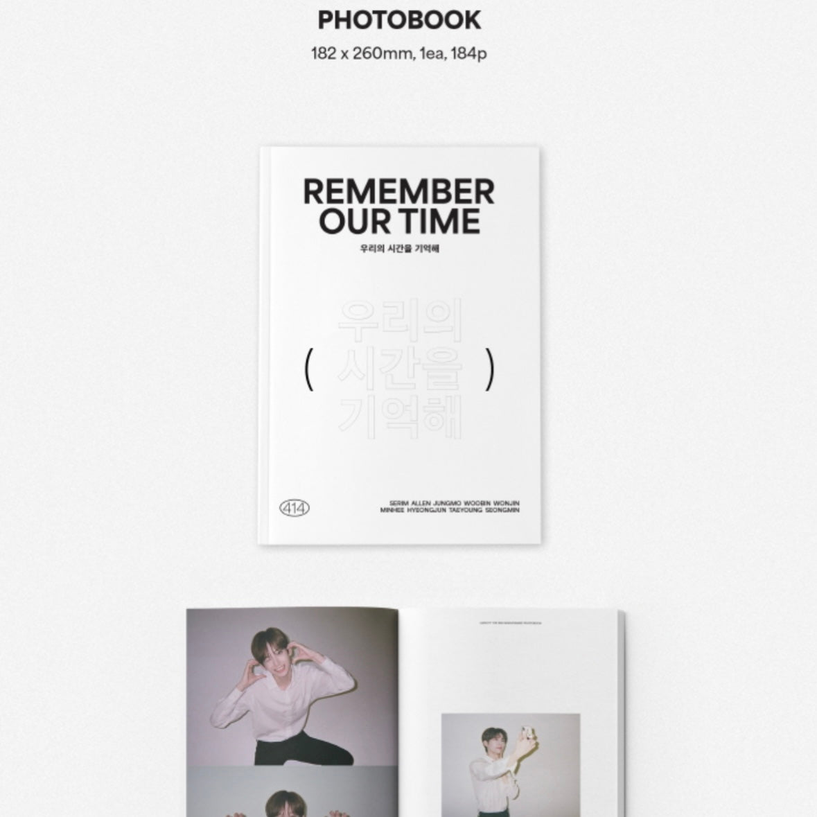 CRAVITY - CRAVITY THE 3RD ANNIVERSARY PHOTOBOOK [REMEMBER OUR TIME] - LightUpK