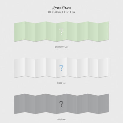 CRAVITY - MASTER:PIECE (5ÈME MINI ALBUM) (3 VERSIONS)