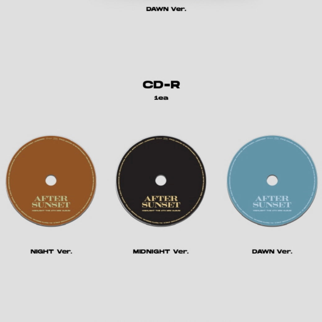 HIGHLIGHT - AFTER SUNSET (4TH MINI ALBUM) (3 VERSIONS)