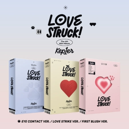 KEP1ER - LOVESTRUCK! (4TH MINI ALBUM) (3 VERSIONS)