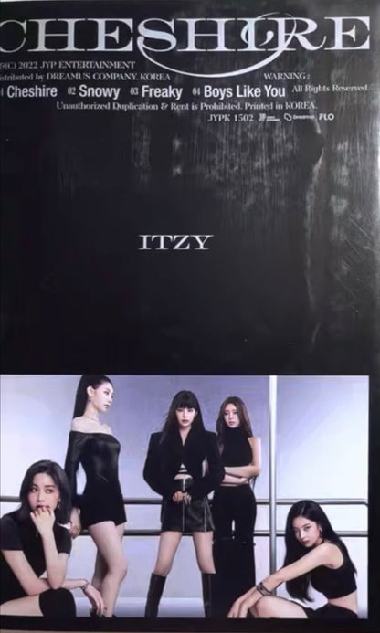 ITZY - 'CHESHIRE' STANDARD [STANDARD EDITION] (3 VERSIONS)
