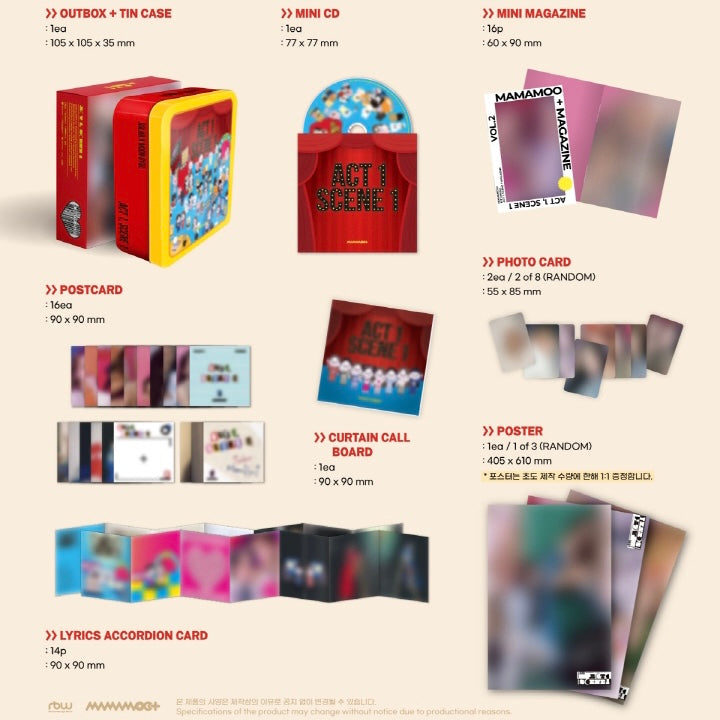 MAMAMOO+ - ACT 1, SCENE 1 (1ST SINGLE ALBUM) [LIMITED VER.] - LightUpK