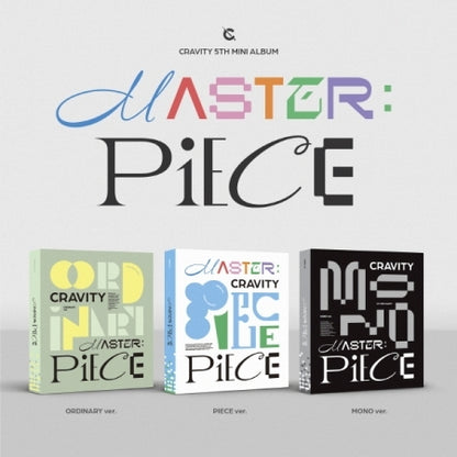 CRAVITY - MASTER:PIECE (5ÈME MINI ALBUM) (3 VERSIONS)