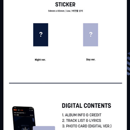 PARK WOO JIN (AB6IX) - 1ER EP [PROPRE] PLATEFORME VER. (2 VERSIONS)