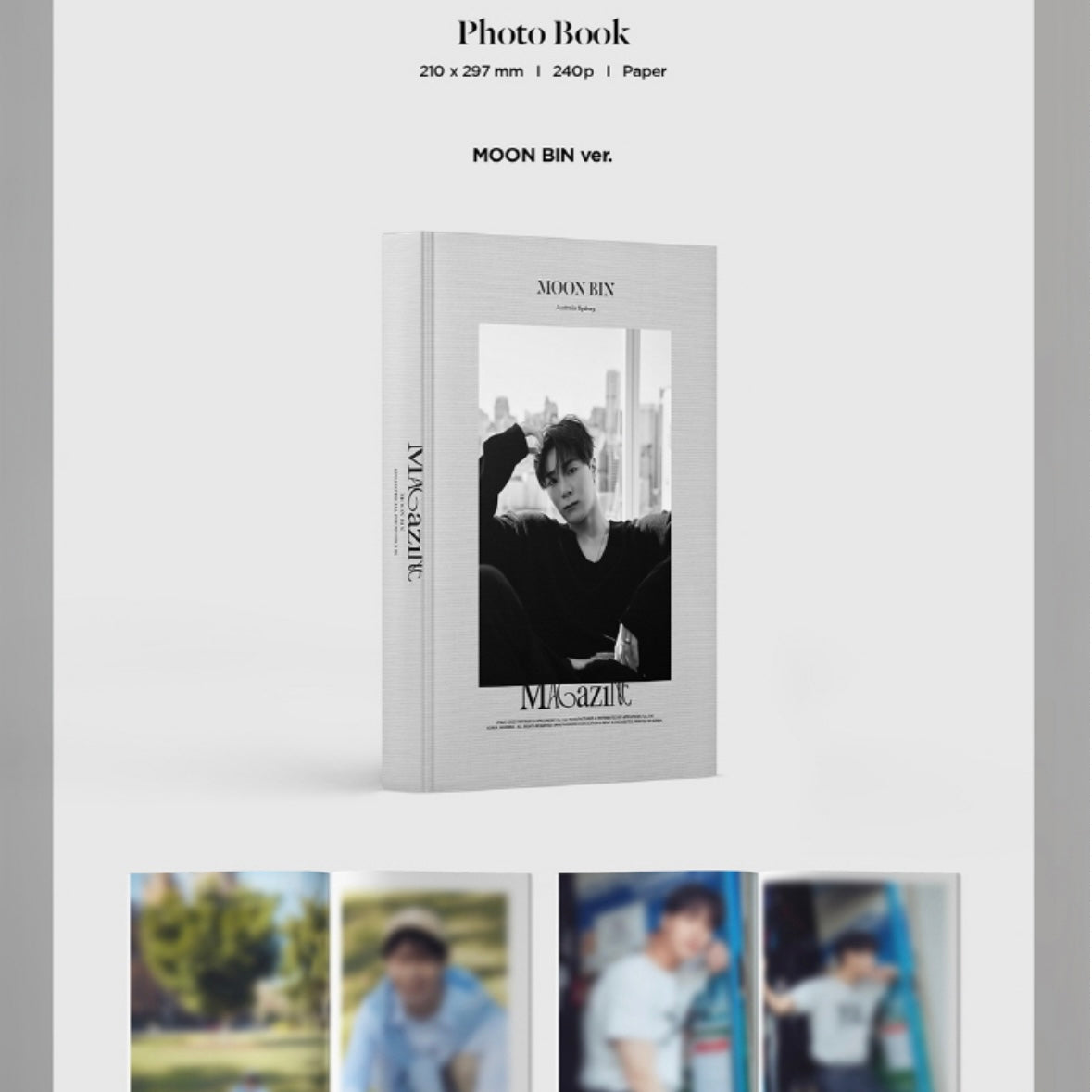 MOONBIN & SANHA (ASTRO) - 2022 OFFICIAL PHOTO BOOK [MAGAZINE] (3 VERSIONS)