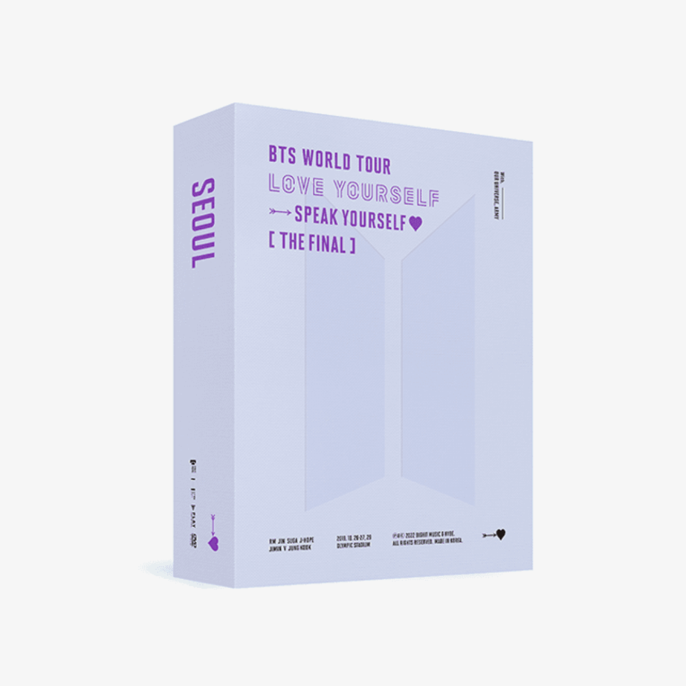 BTS - WORLD TOUR ‘LOVE YOURSELF : SPEAK YOURSELF’ [THE FINAL] DVD